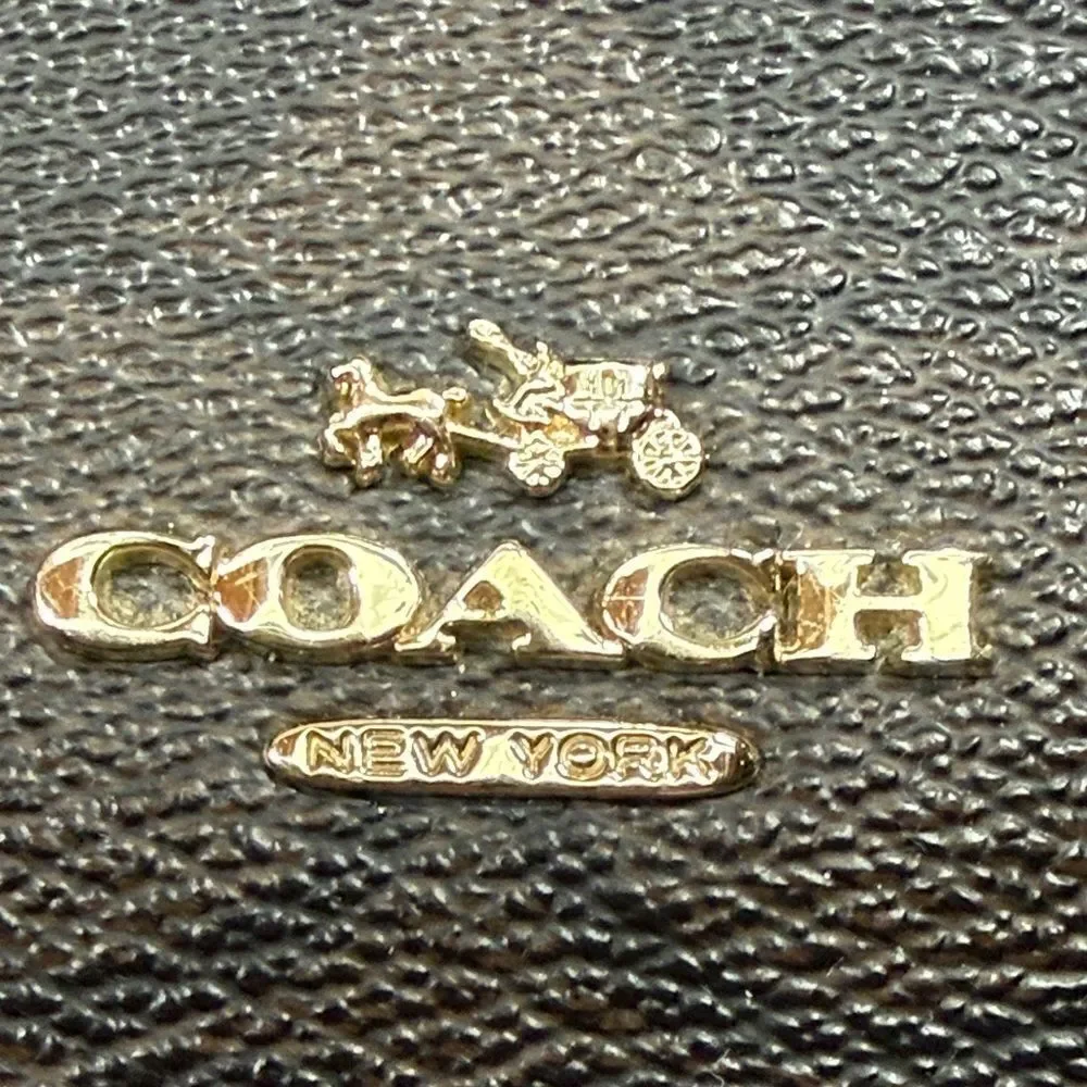 Coach Dark Brown East West Pop Crossbody Bag